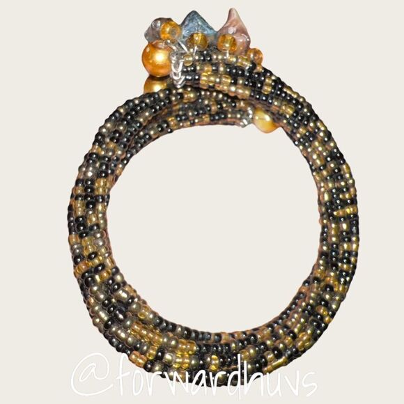 Seed Bead Cuff Bracelet - Picture 1 of 7